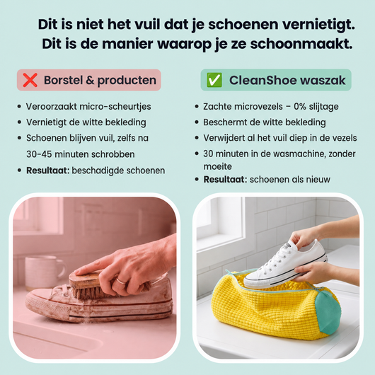 CleanShoe Tas | Schone schoenen met 1 wasbeurt