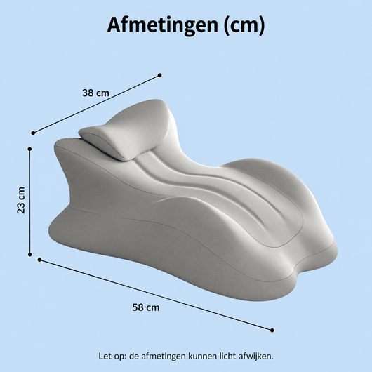 Waterdicht Intimiteitskussen – Comfort in Elke Positie